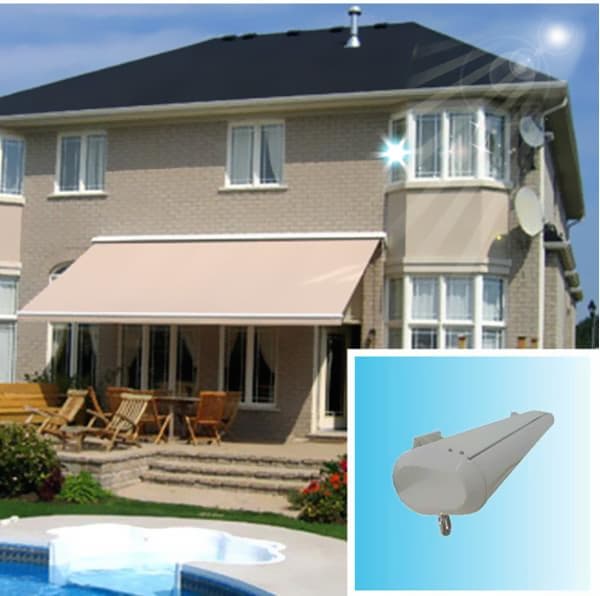 retractable awning motorized operator remote control